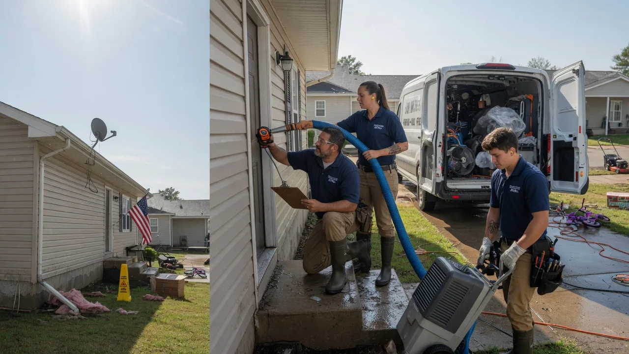 Ceiling Water Damage Restoration in Elizabeth, WV near me